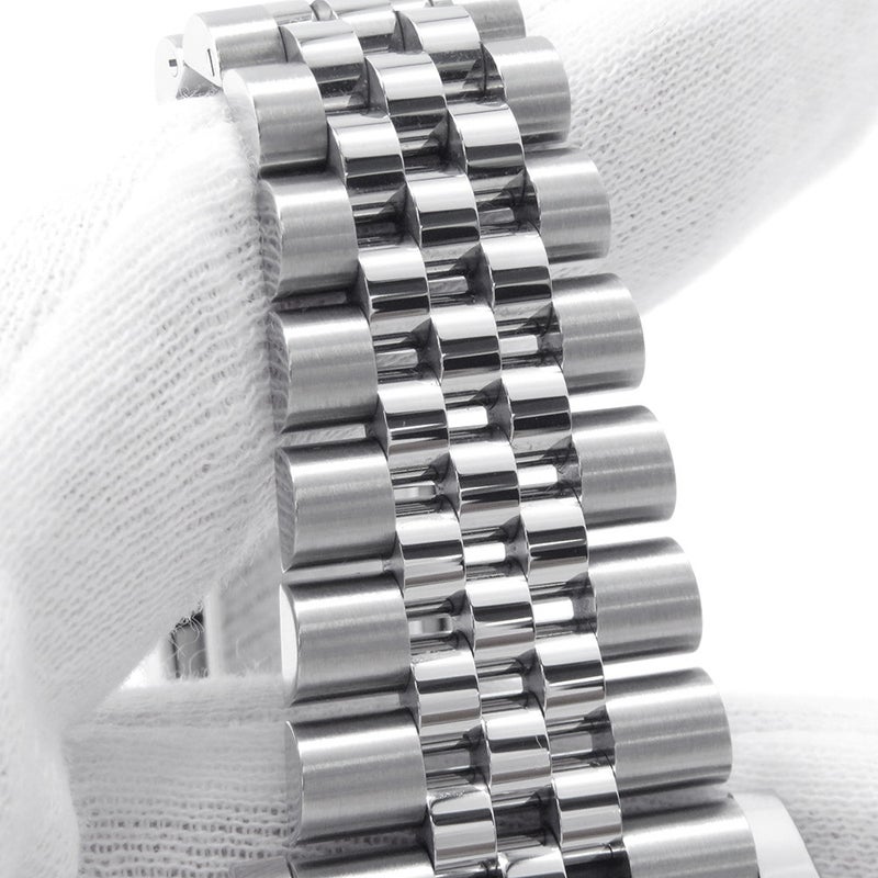 ロレックス デイトジャスト41 SS/K18WG ランダムシリアル ルーレット 126334 ROLEX 腕時計 ミントグリーン文字盤