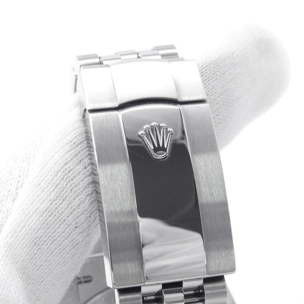 ロレックス デイトジャスト41 SS/K18WG ランダムシリアル ルーレット 126334 ROLEX 腕時計 ミントグリーン文字盤