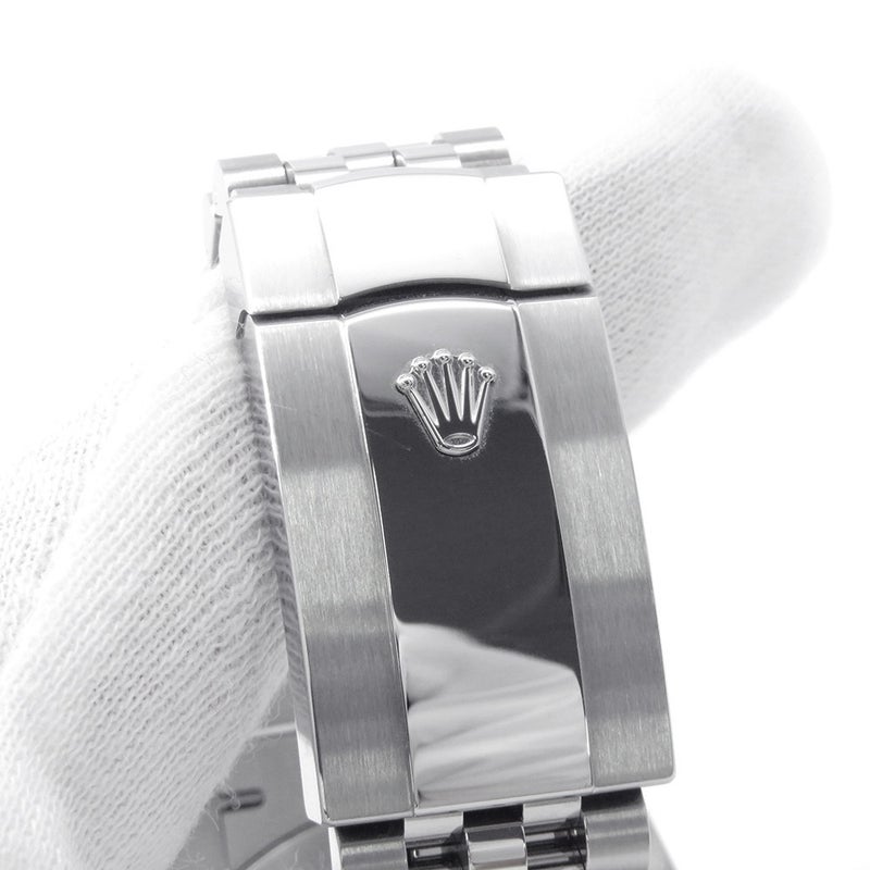 ロレックス デイトジャスト41 SS/K18WG ランダムシリアル ルーレット 126334 ROLEX 腕時計 ミントグリーン文字盤