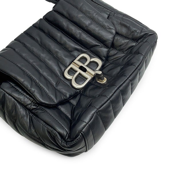 バレンシアガ ショルダーバッグ モナコ スモール レザー 787896 BALENCIAGA ワンショルダーバッグ 黒