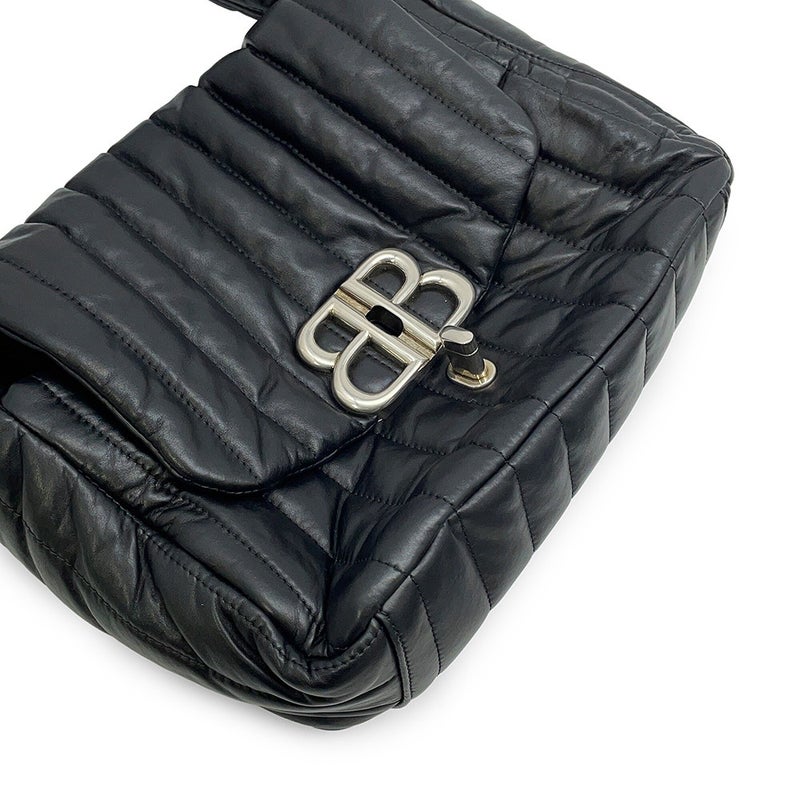 バレンシアガ ショルダーバッグ モナコ スモール レザー 787896 BALENCIAGA ワンショルダーバッグ 黒