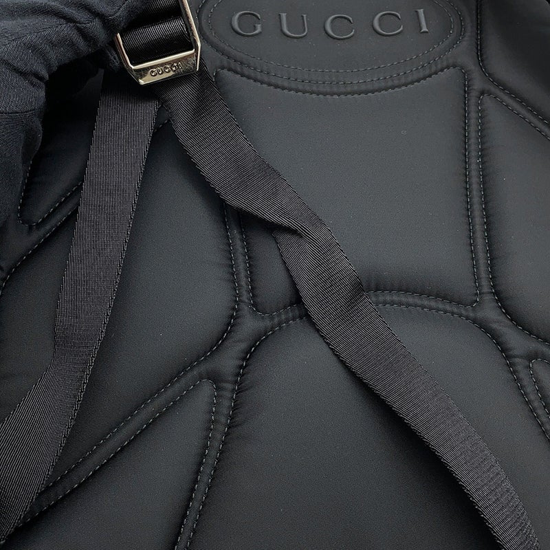グッチ リュック シェリーライン バックパック ナイロン 800265 GUCCI バッグ 黒