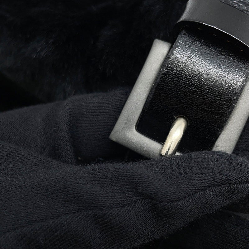 フェンディ ハンドバッグ マンマバケット ファー FENDI ワンショルダーバッグ 黒