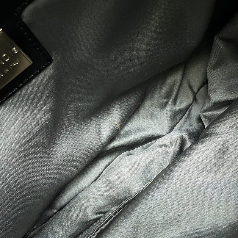 フェンディ ハンドバッグ マンマバケット ファー FENDI ワンショルダーバッグ 黒