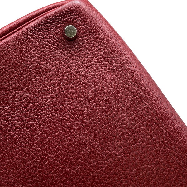 エルメス トートバッグ カバナ ルージュアッシュ/シルバー金具 ブッフルスキッパー □D刻印