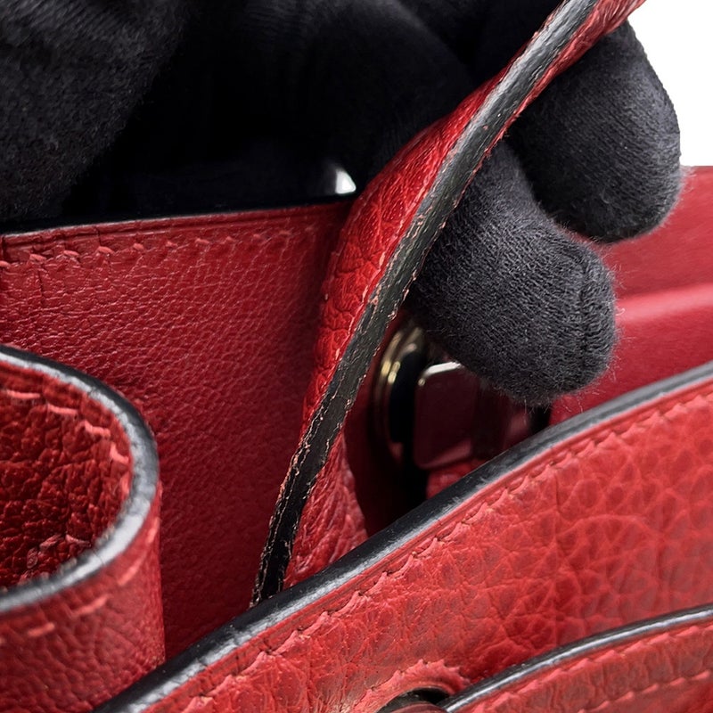 エルメス トートバッグ カバナ ルージュアッシュ/シルバー金具 ブッフルスキッパー □D刻印