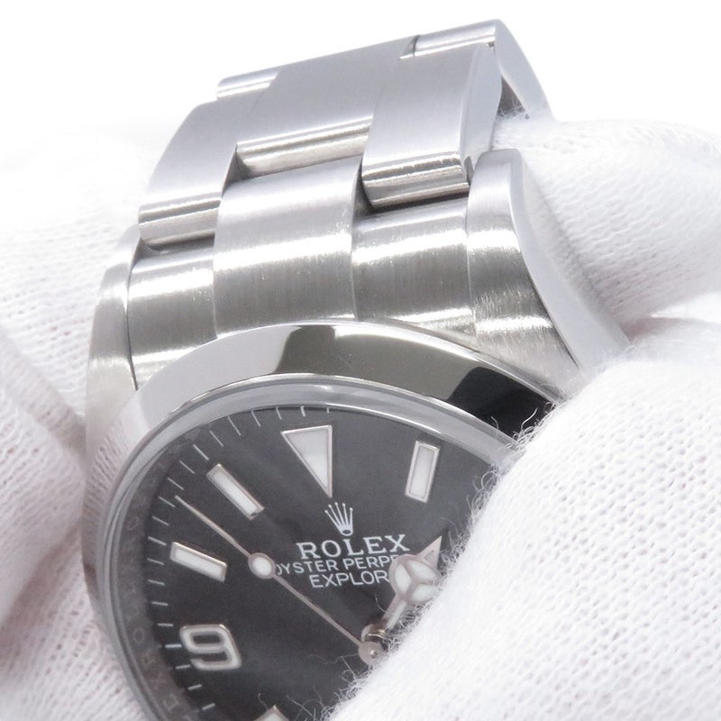 ロレックス エクスプローラー36 ランダムシリアル ルーレット 124270 ROLEX 腕時計 ウォッチ 黒文字盤
