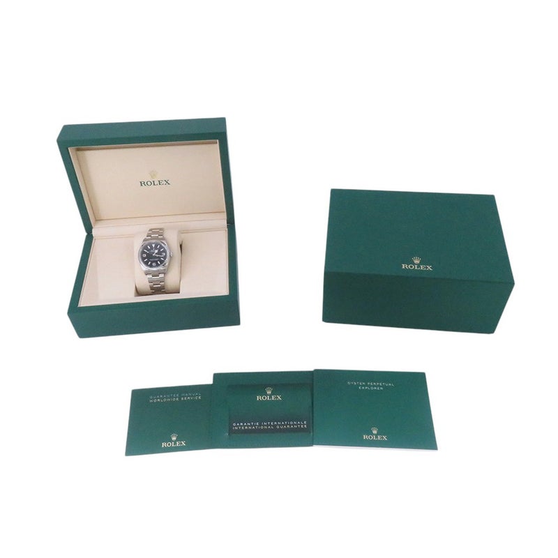 ロレックス エクスプローラー36 ランダムシリアル ルーレット 124270 ROLEX 腕時計 ウォッチ 黒文字盤