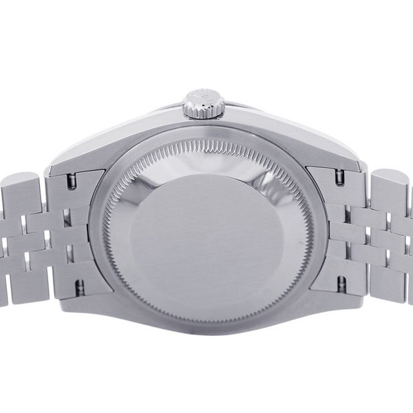 ロレックス デイトジャスト36 SS/K18WG ランダムシリアル ルーレット 126234 ROLEX 腕時計 スレート文字盤