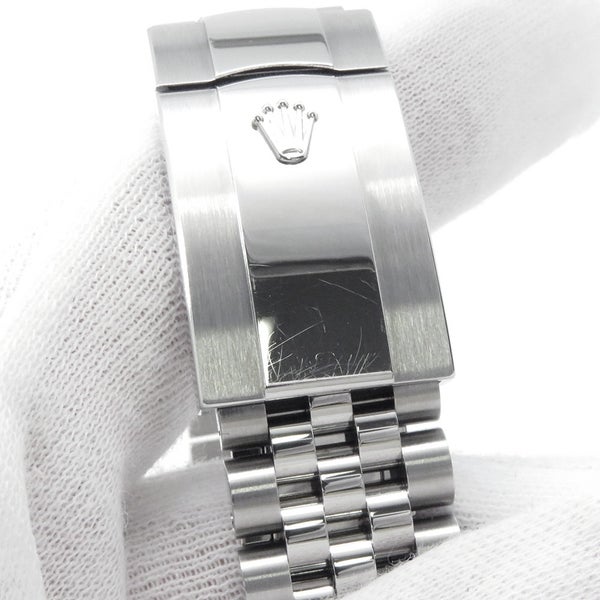 ロレックス デイトジャスト36 SS/K18WG ランダムシリアル ルーレット 126234 ROLEX 腕時計 スレート文字盤