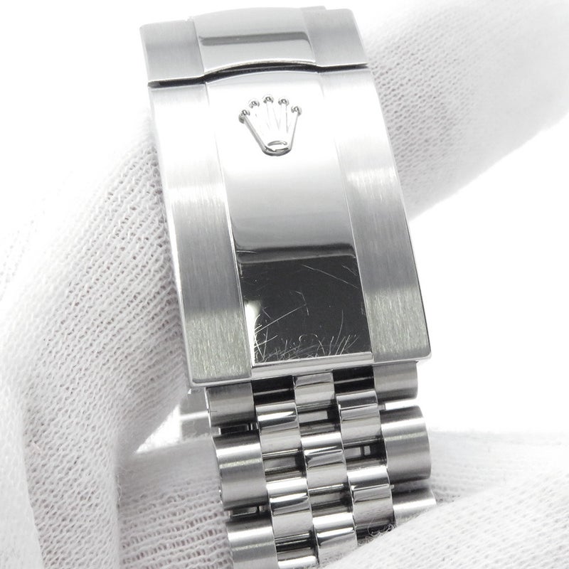 ロレックス デイトジャスト36 SS/K18WG ランダムシリアル ルーレット 126234 ROLEX 腕時計 スレート文字盤
