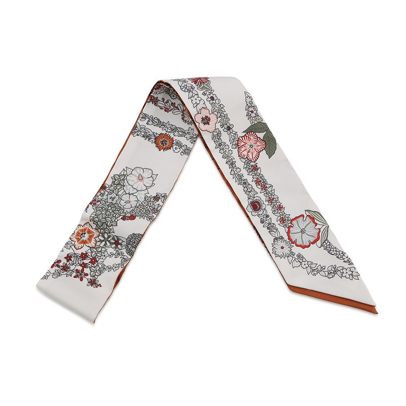 エルメス ツイリー ブリッド・ドゥ・ガラ・アン・フルール&アイライナー Brides de Gala en fleurs HERMES シルク 2025年春夏