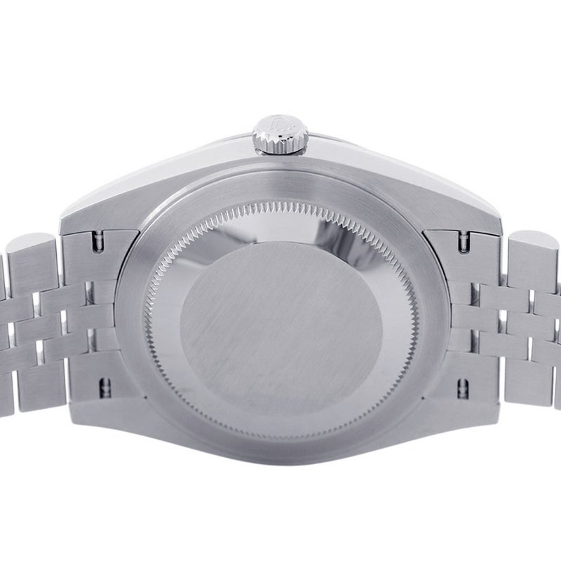 ロレックス デイトジャスト41 SS/K18WG ランダムシリアル ルーレット 126334 ROLEX 腕時計 ミントグリーン文字盤