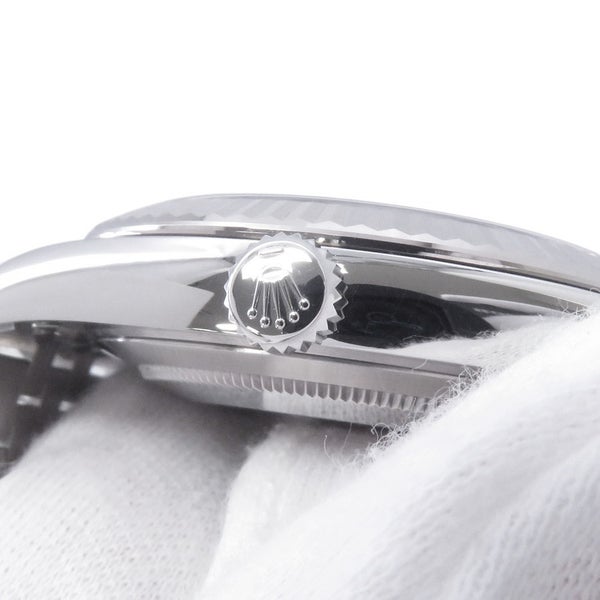 ロレックス デイトジャスト41 SS/K18WG ランダムシリアル ルーレット 126334 ROLEX 腕時計 ミントグリーン文字盤
