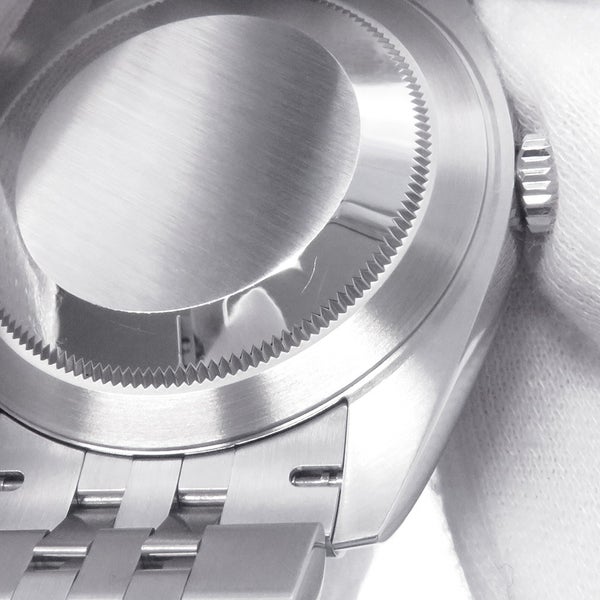 ロレックス デイトジャスト41 SS/K18WG ランダムシリアル ルーレット 126334 ROLEX 腕時計 ミントグリーン文字盤