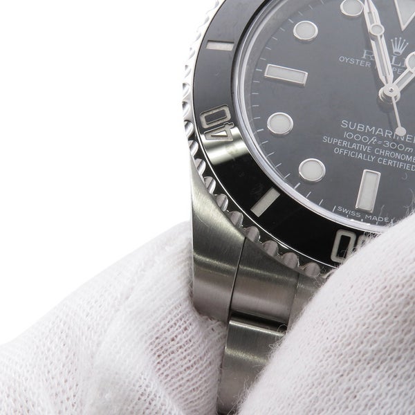 ロレックス サブマリーナ デイト ランダムシリアル ルーレット 116610LN ROLEX 腕時計 ウォッチ 黒文字盤