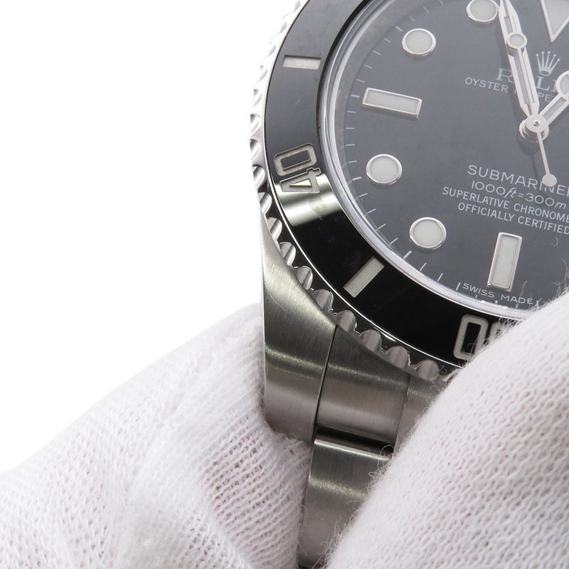 ロレックス サブマリーナ デイト ランダムシリアル ルーレット 116610LN ROLEX 腕時計 ウォッチ 黒文字盤