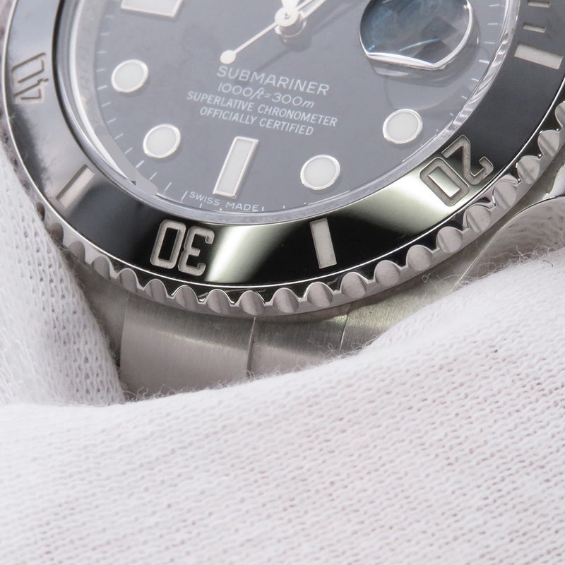 ロレックス サブマリーナ デイト ランダムシリアル ルーレット 116610LN ROLEX 腕時計 ウォッチ 黒文字盤