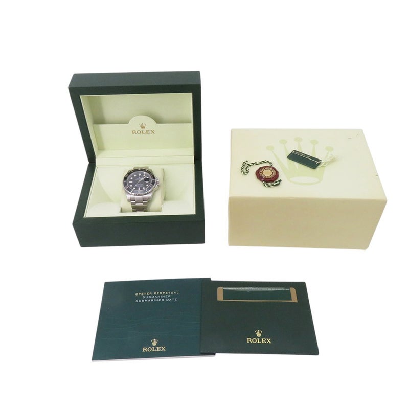 ロレックス サブマリーナ デイト ランダムシリアル ルーレット 116610LN ROLEX 腕時計 ウォッチ 黒文字盤