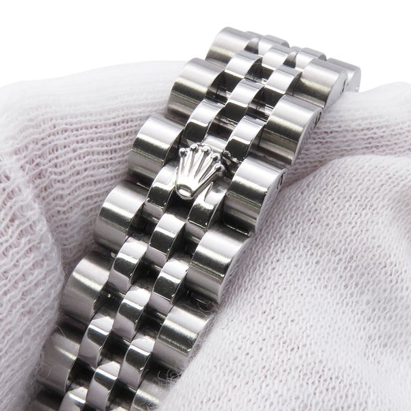 ロレックス デイトジャスト ランダムシリアル ルーレット 179174 ROLEX 腕時計 ウォッチ 黒文字盤