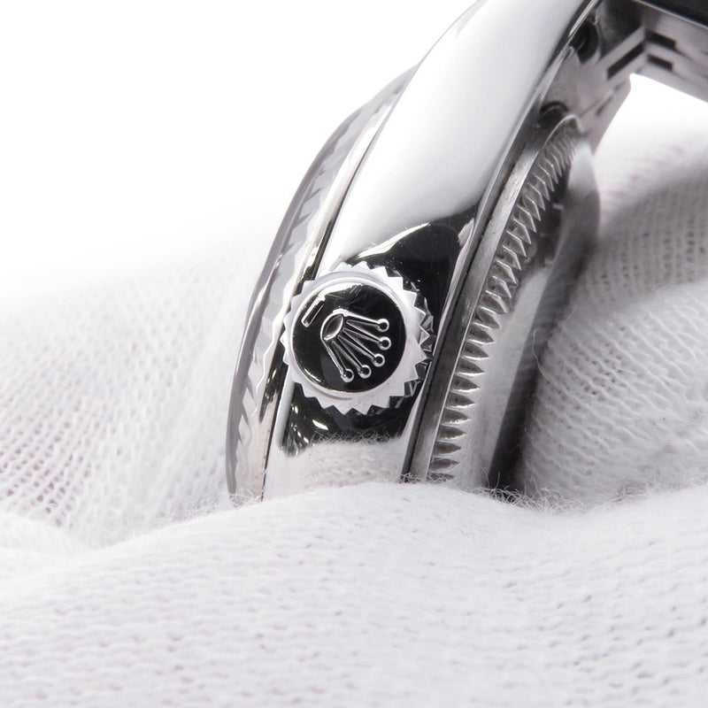 ロレックス デイトジャスト ランダムシリアル ルーレット 179174 ROLEX 腕時計 ウォッチ 黒文字盤