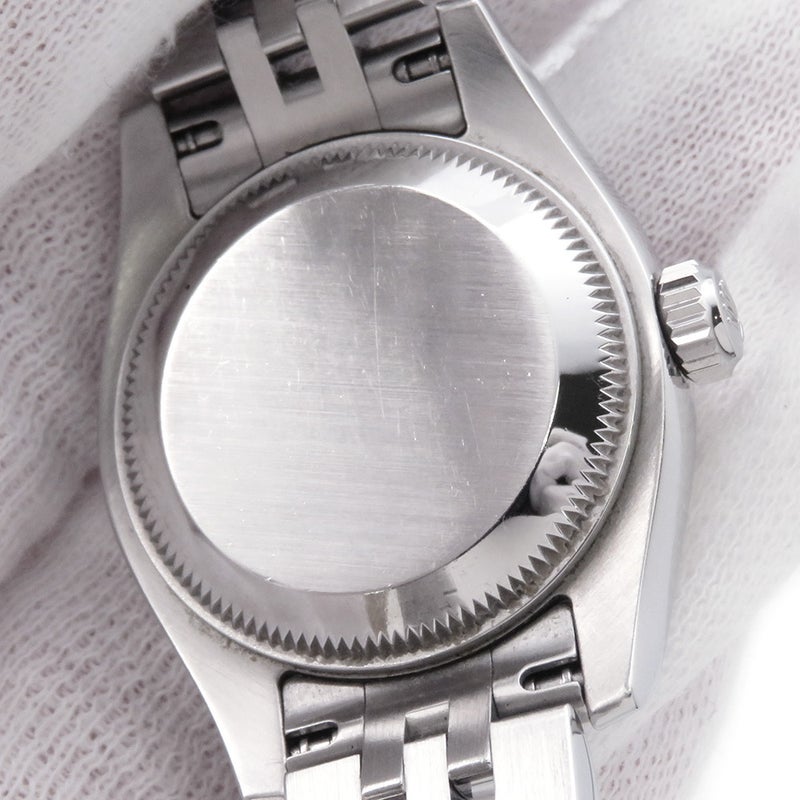 ロレックス デイトジャスト ランダムシリアル ルーレット 179174 ROLEX 腕時計 ウォッチ 黒文字盤