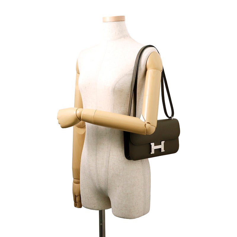 エルメス コンスタンス エラン ミロワール ヴェールロデン/シルバー金具 エプソン K刻印