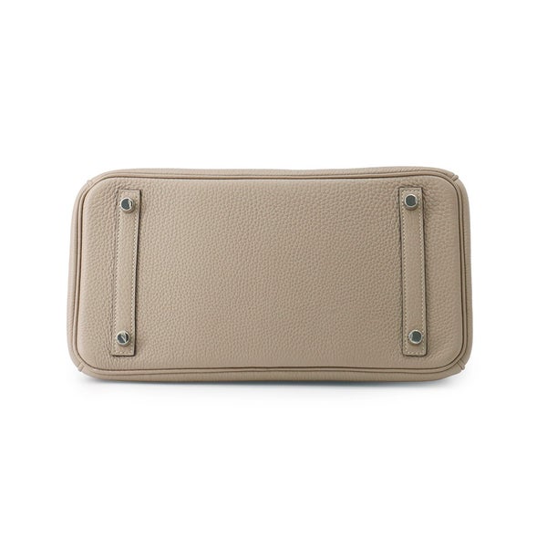 エルメス バーキン30 トゥルティールグレー/シルバー金具 トゴ  □P刻印 HERMES Birkin ハンドバッグ