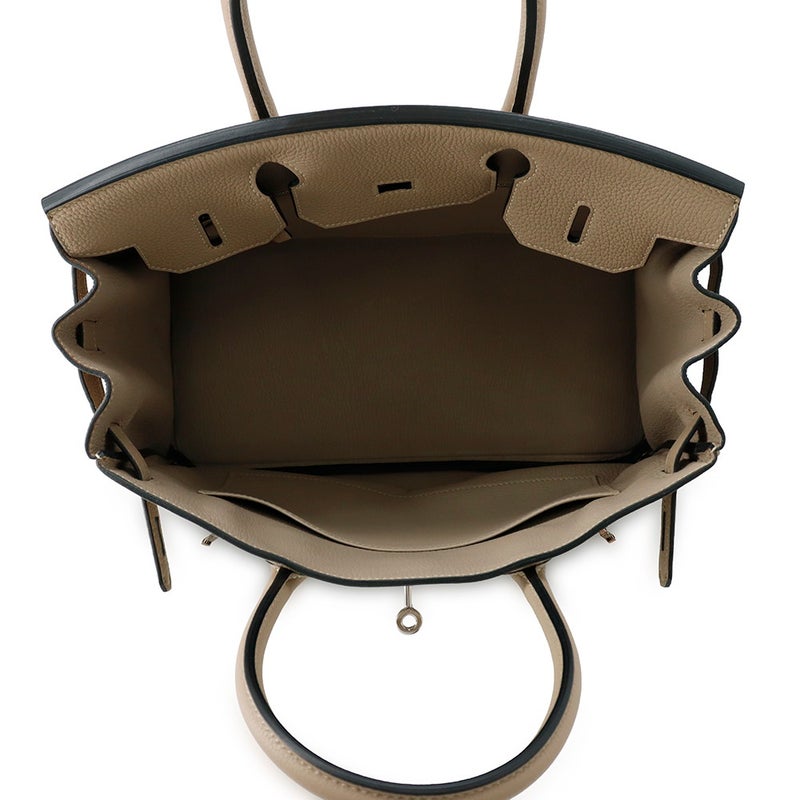 エルメス バーキン30 トゥルティールグレー/シルバー金具 トゴ  □P刻印 HERMES Birkin ハンドバッグ