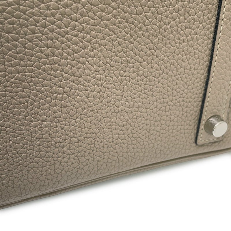 エルメス バーキン30 トゥルティールグレー/シルバー金具 トゴ  □P刻印 HERMES Birkin ハンドバッグ