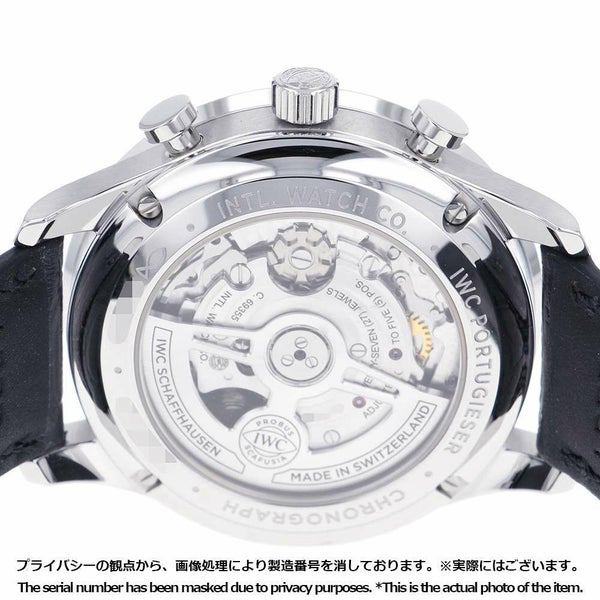 IWC ポルトギーゼ クロノグラフ IW371606 ブルー文字盤