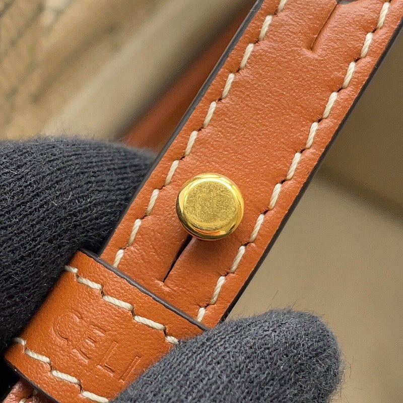 セリーヌ ハンドバッグ カバ タイス スモール ロゴ トリオンフ キャンバス/レザー 199162 CELINE 2wayショルダーバッグ