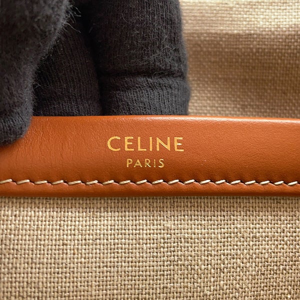 セリーヌ ハンドバッグ カバ タイス スモール ロゴ トリオンフ キャンバス/レザー 199162 CELINE 2wayショルダーバッグ