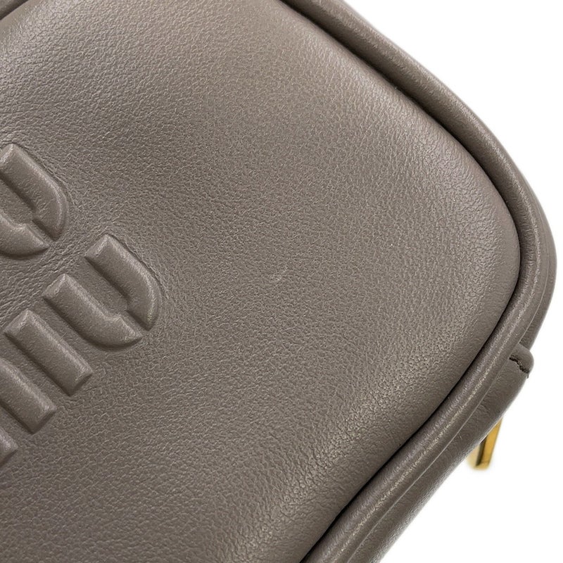 ミュウミュウ バッグチャーム マイクロバッグ レザー 5NR036 Miu Miu