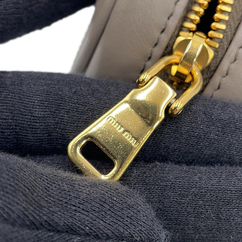 ミュウミュウ バッグチャーム マイクロバッグ レザー 5NR036 Miu Miu