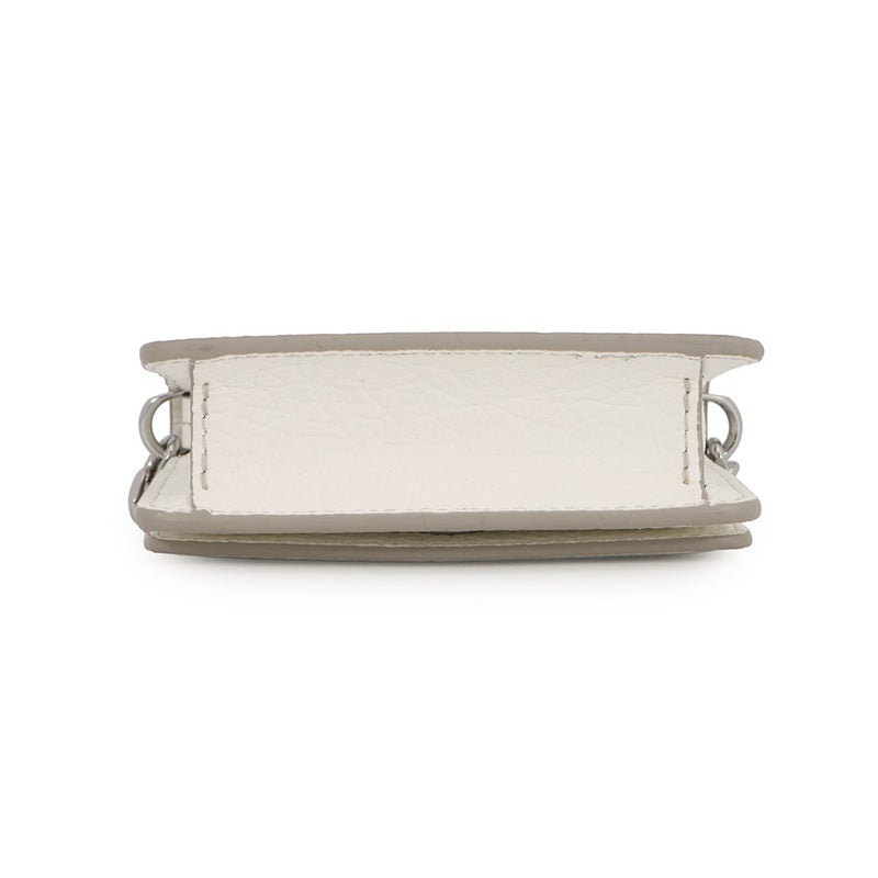 メゾンマルジェラ チェーンウォレット スモール チェーンウォレット レザー S56UI0148 Maison Margiela 白