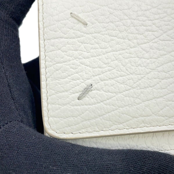 メゾンマルジェラ チェーンウォレット スモール チェーンウォレット レザー S56UI0148 Maison Margiela 白