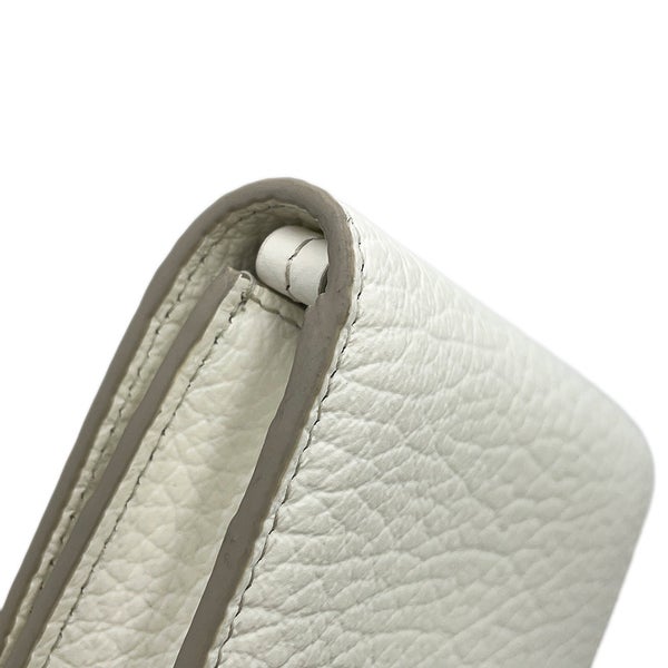 メゾンマルジェラ チェーンウォレット スモール チェーンウォレット レザー S56UI0148 Maison Margiela 白