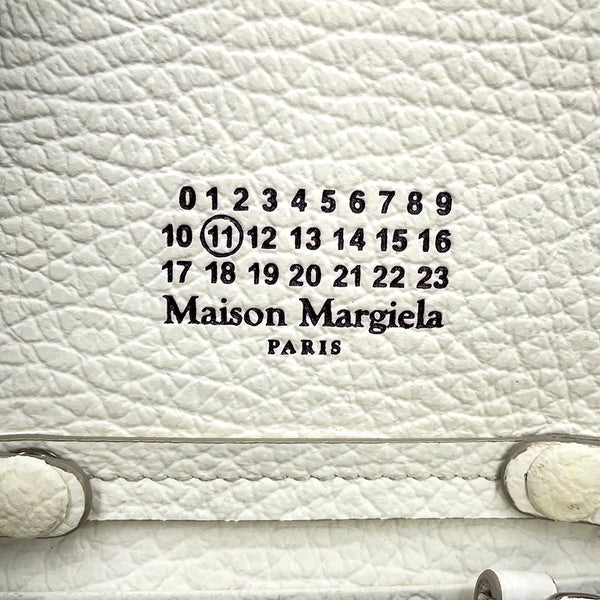 メゾンマルジェラ チェーンウォレット スモール チェーンウォレット レザー S56UI0148 Maison Margiela 白