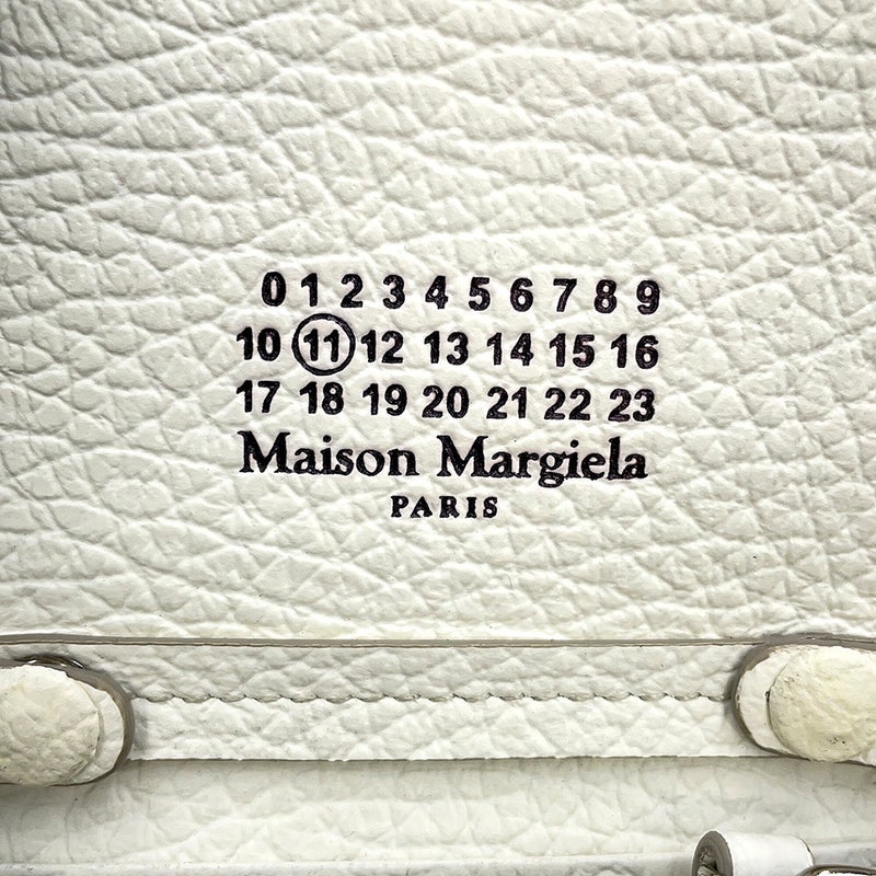 メゾンマルジェラ チェーンウォレット スモール チェーンウォレット レザー S56UI0148 Maison Margiela 白
