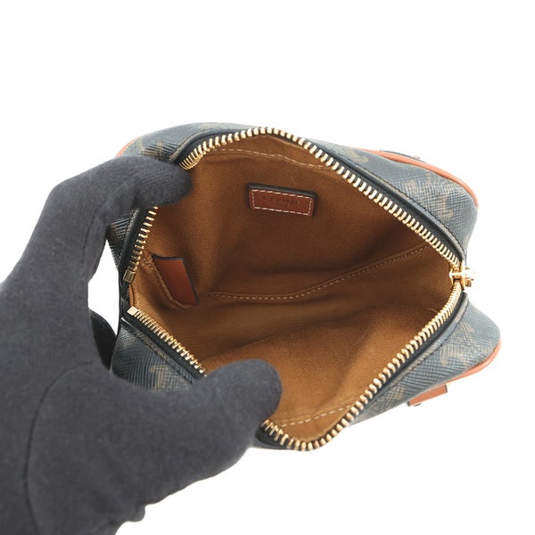 セリーヌ ハンドバッグ トリオンフ ハート PVC/レザー 198222 CELINE 2wayショルダーバッグ ブラウン