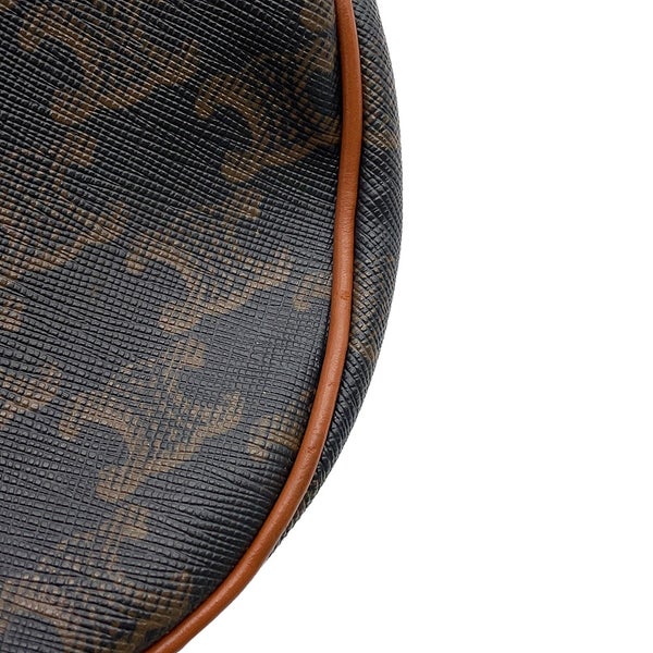 セリーヌ ハンドバッグ トリオンフ ハート PVC/レザー 198222 CELINE 2wayショルダーバッグ ブラウン