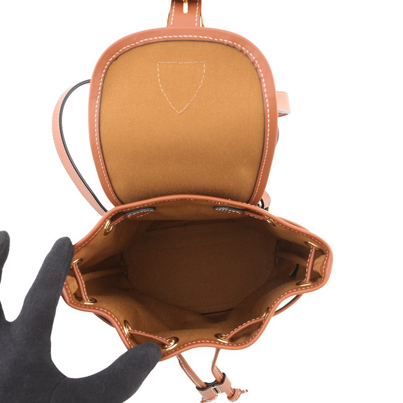 セリーヌ リュック トリオンフ フォルコバックパック ミニ PVC/カーフレザー 197662 CELINE ブラウン