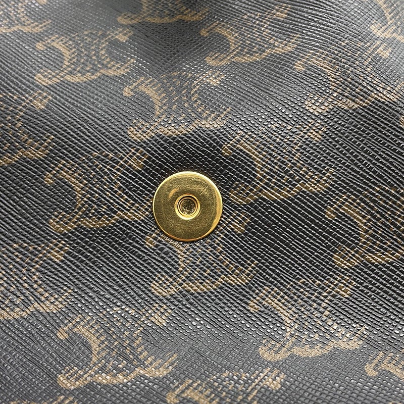 セリーヌ リュック トリオンフ フォルコバックパック ミニ PVC/カーフレザー 197662 CELINE ブラウン