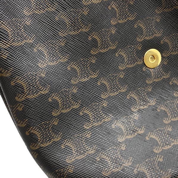 セリーヌ リュック トリオンフ フォルコバックパック ミニ PVC/カーフレザー 197662 CELINE ブラウン