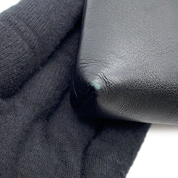 セリーヌ ハンドバッグ トリオンフ ウィルターン クラッチ レザー 113673FEO CELINE 2Wayショルダーバッグ 黒