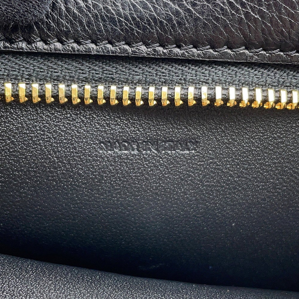 セリーヌ ハンドバッグ トリオンフ ウィルターン クラッチ レザー 113673FEO CELINE 2Wayショルダーバッグ 黒 CELINE - セリーヌ ハンドバッグ トリオンフ ウィルターン クラッチ