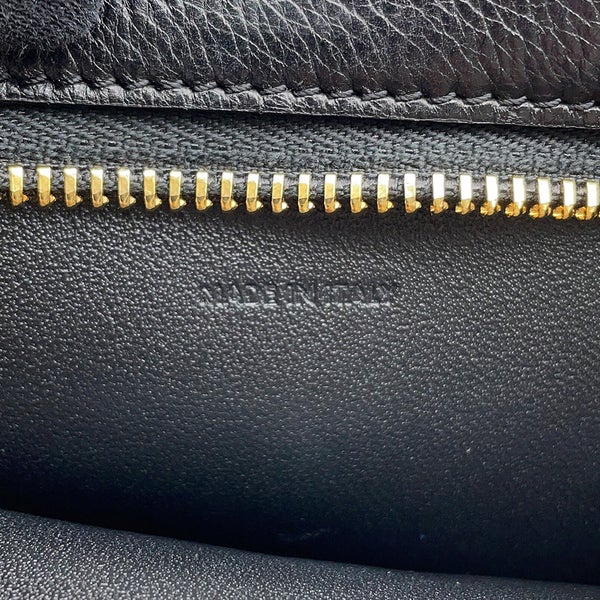 セリーヌ ハンドバッグ トリオンフ ウィルターン クラッチ レザー 113673FEO CELINE 2Wayショルダーバッグ 黒