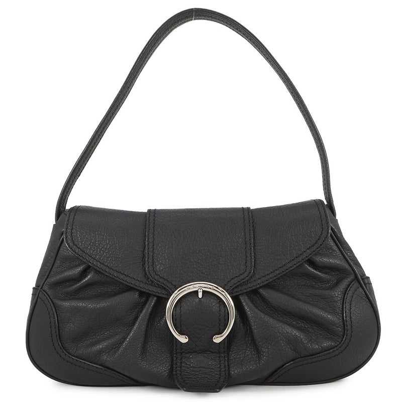 セリーヌ ショルダーバッグ レザー CELINE ワンショルダーバッグ 黒