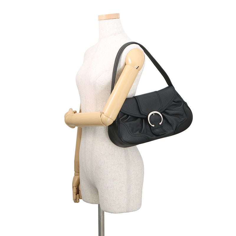 セリーヌ ショルダーバッグ レザー CELINE ワンショルダーバッグ 黒